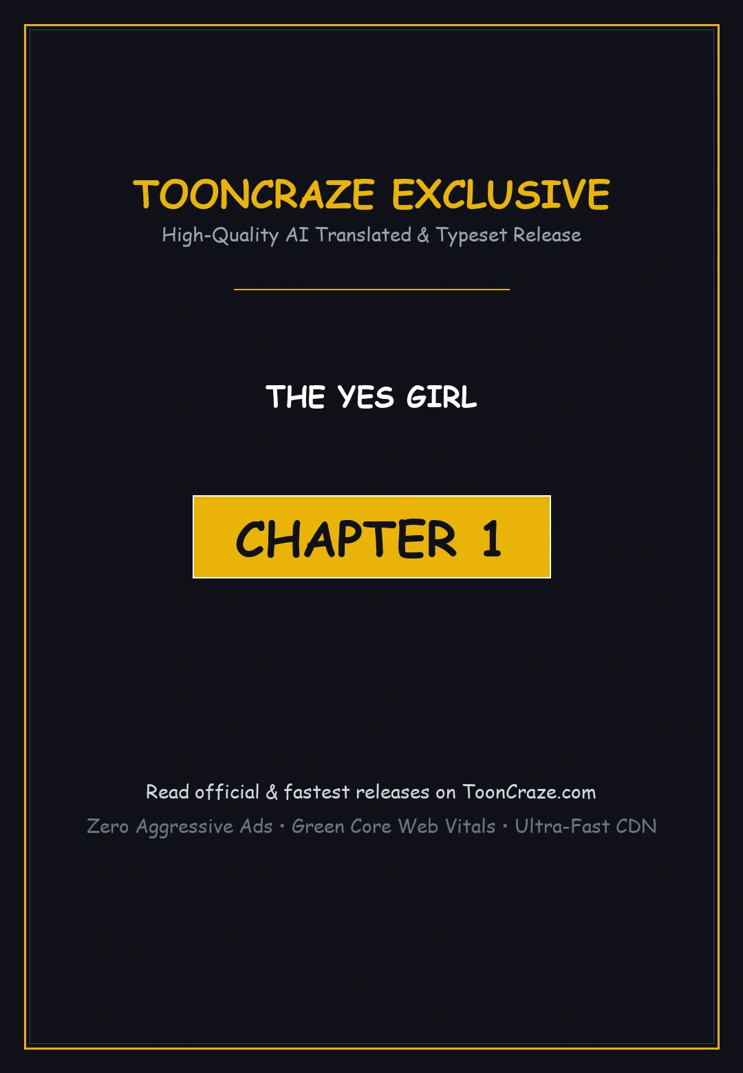 The Yes Girl Chapter 1 - Page 1
