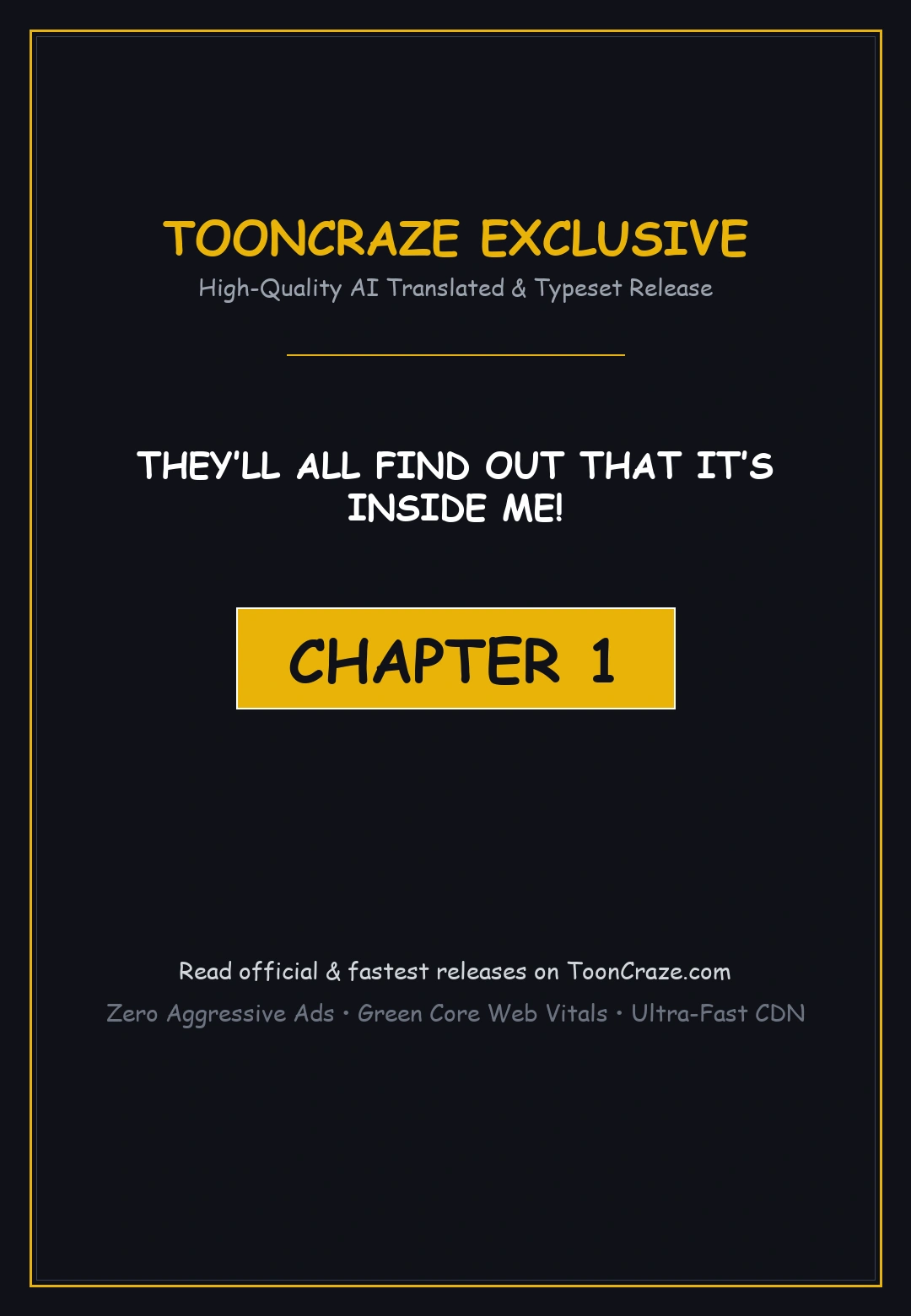 Theyll All Find Out That Its Inside Me Chapter 1 - Page 1