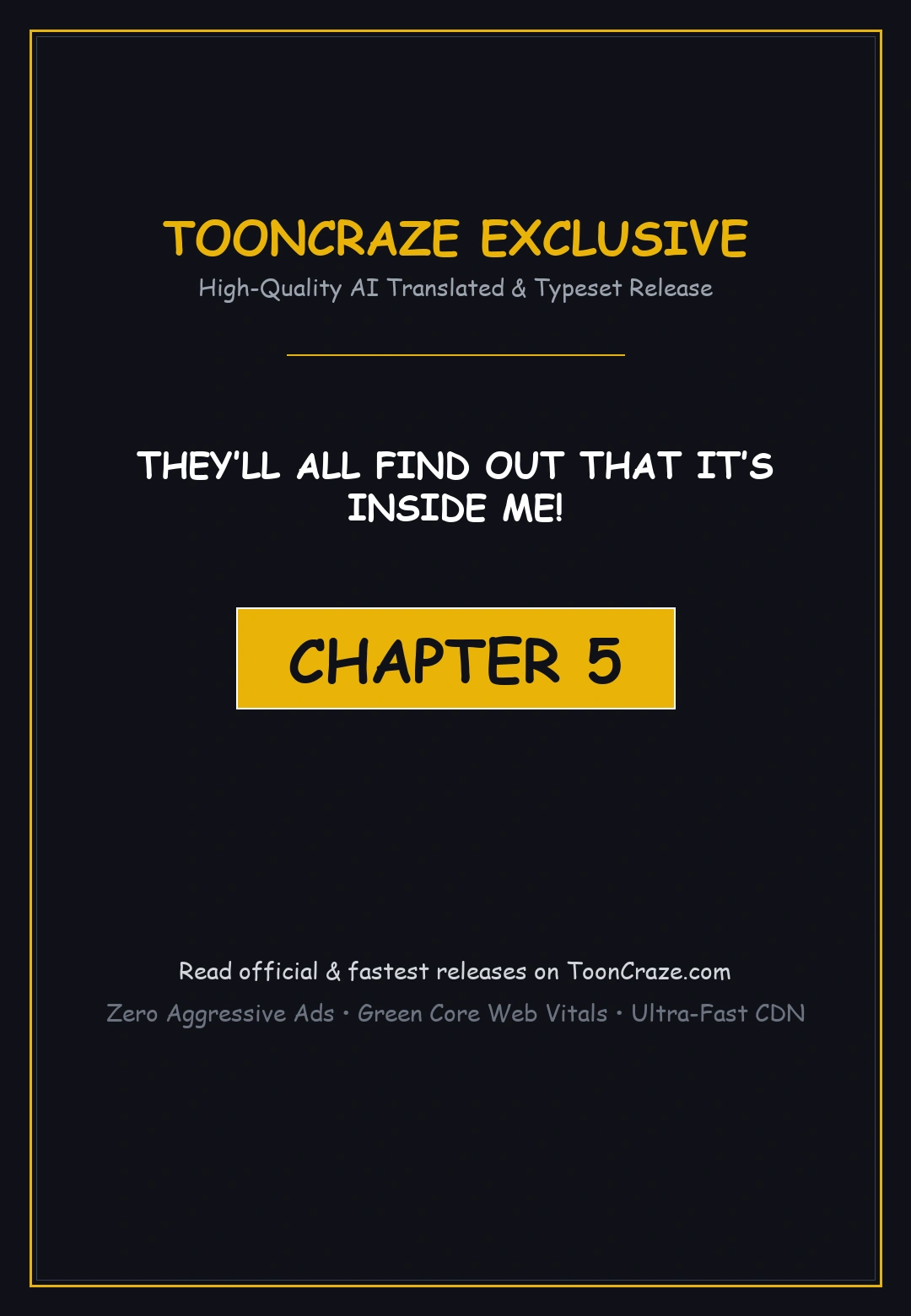 Theyll All Find Out That Its Inside Me Chapter 5 - Page 1