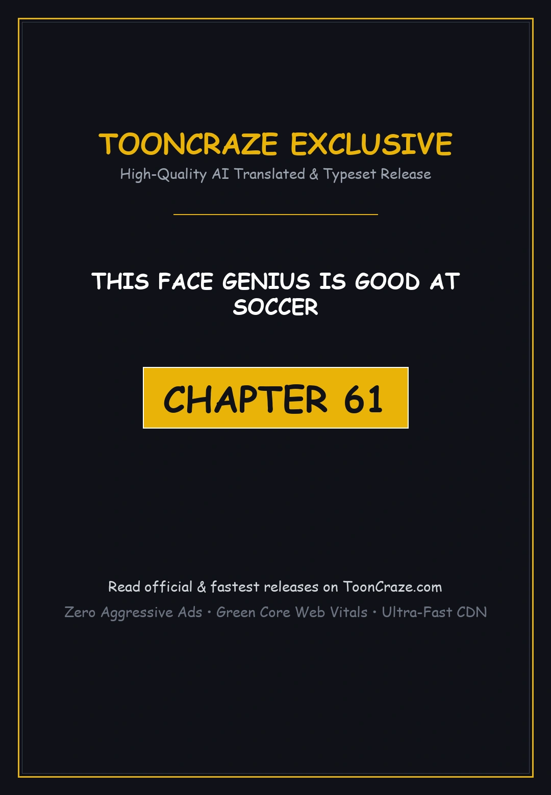 This Face Genius Is Good At Soccer Chapter 61 - Page 1