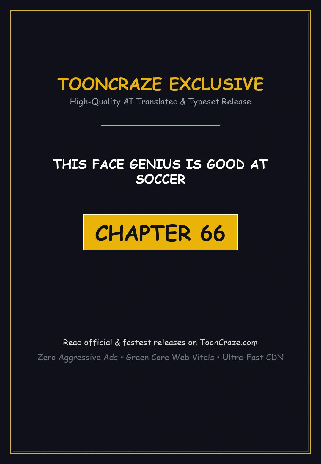 This Face Genius Is Good At Soccer Chapter 66 - Page 1