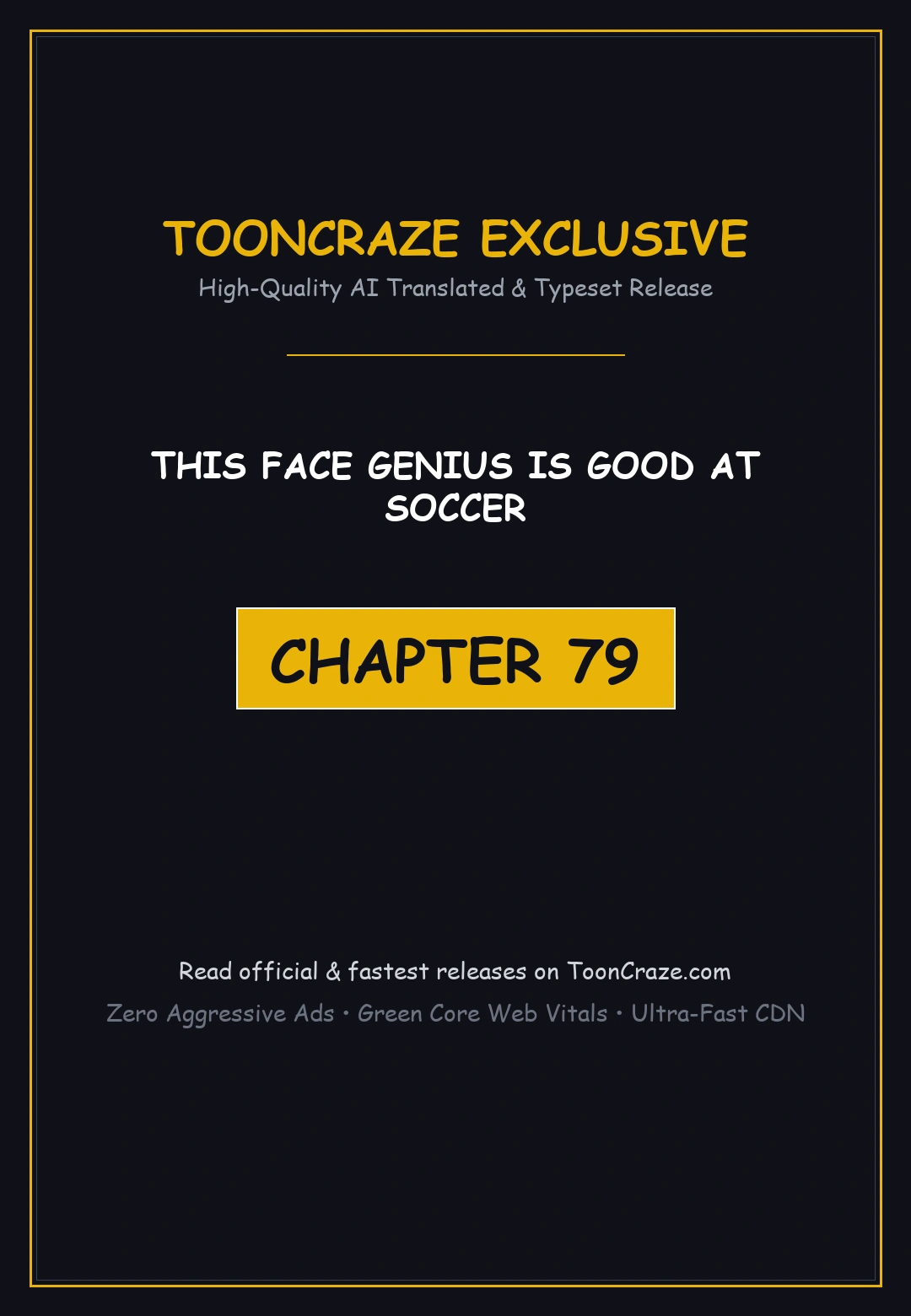 This Face Genius Is Good At Soccer Chapter 79 - Page 1