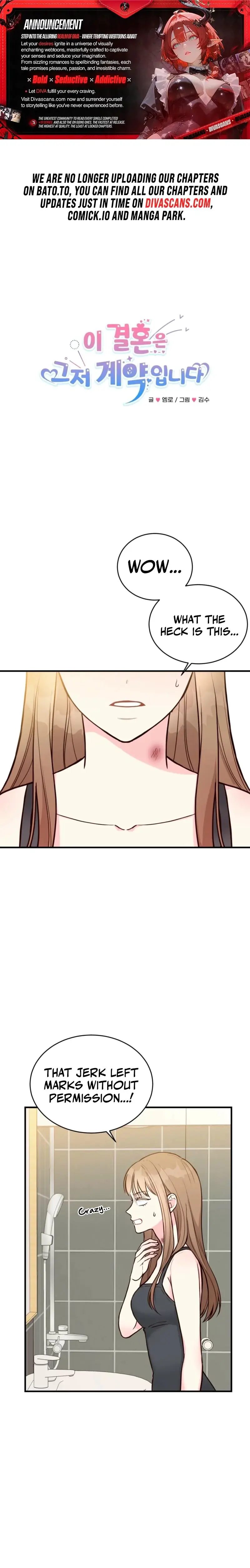 This Marriage Is Only A Contract Chapter 10 - Page 1