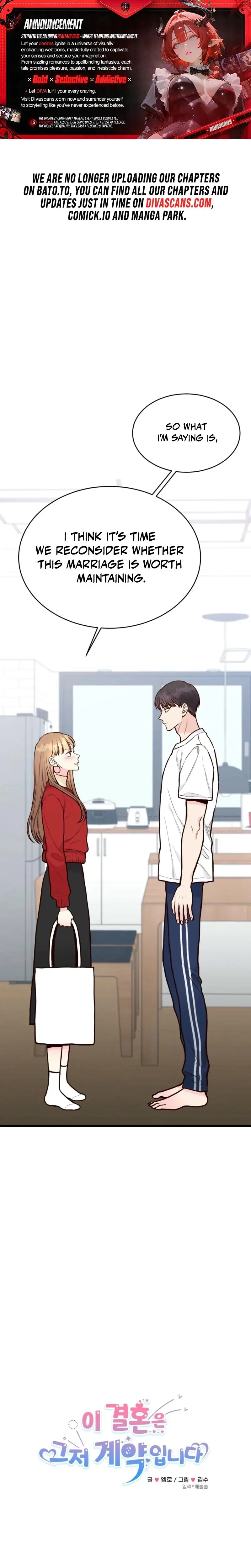 This Marriage Is Only A Contract Chapter 30 - Page 1