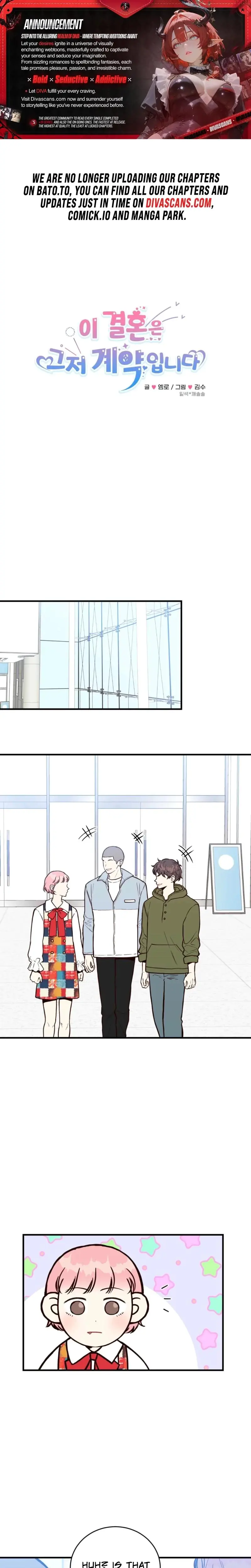 This Marriage Is Only A Contract Chapter 35 - Page 1