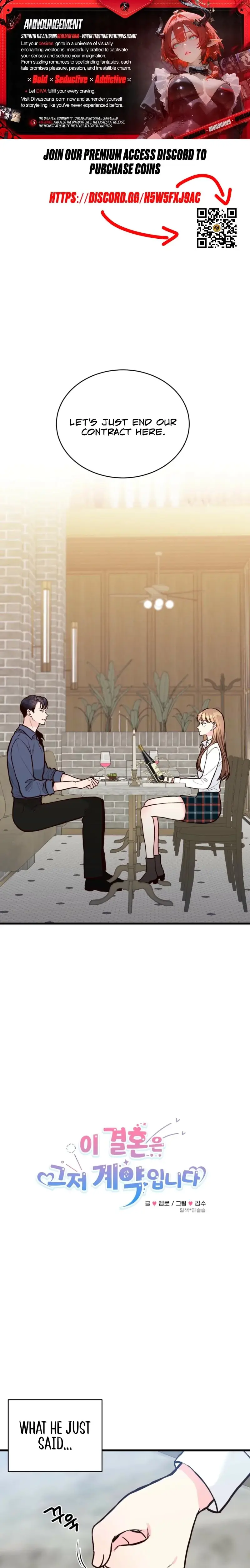 This Marriage Is Only A Contract Chapter 37 - Page 1