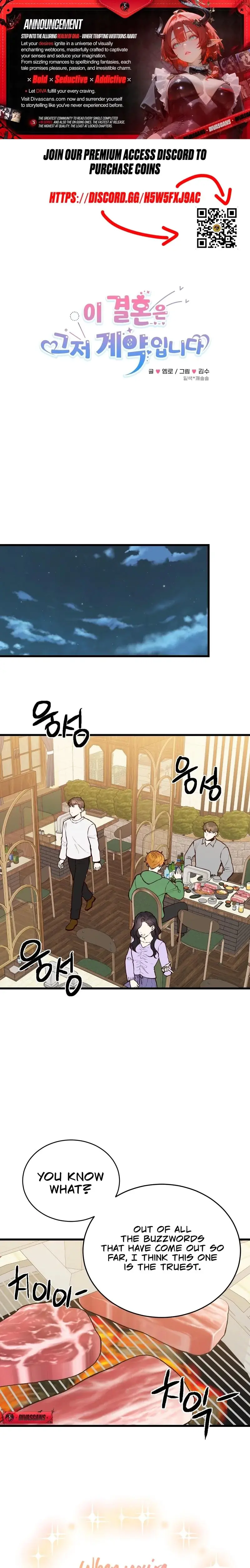 This Marriage Is Only A Contract Chapter 38 - Page 1