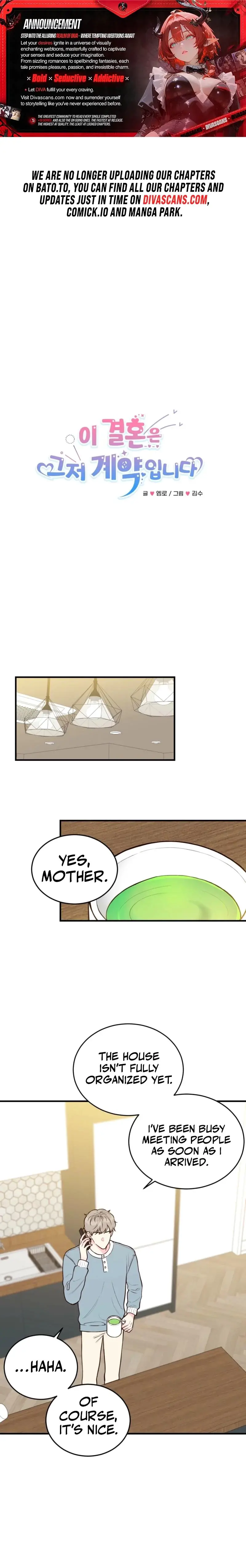 This Marriage Is Only A Contract Chapter 9 - Page 1