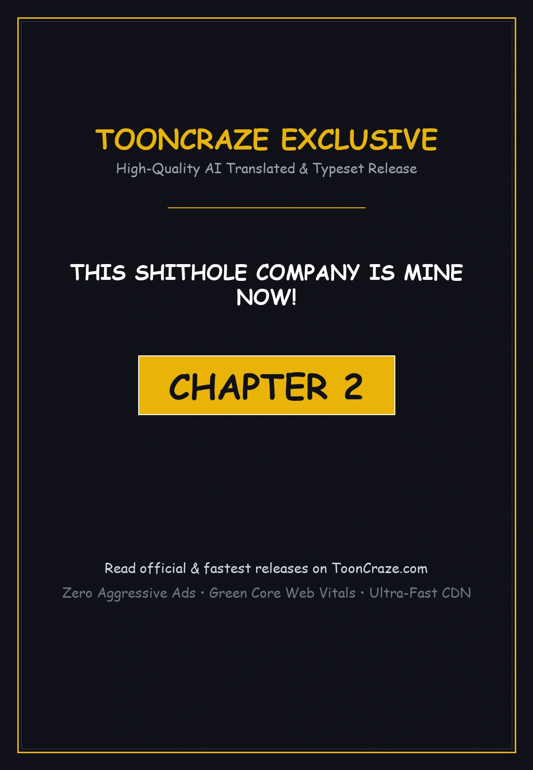 This Shithole Company Is Mine Now Chapter 2 - Page 1
