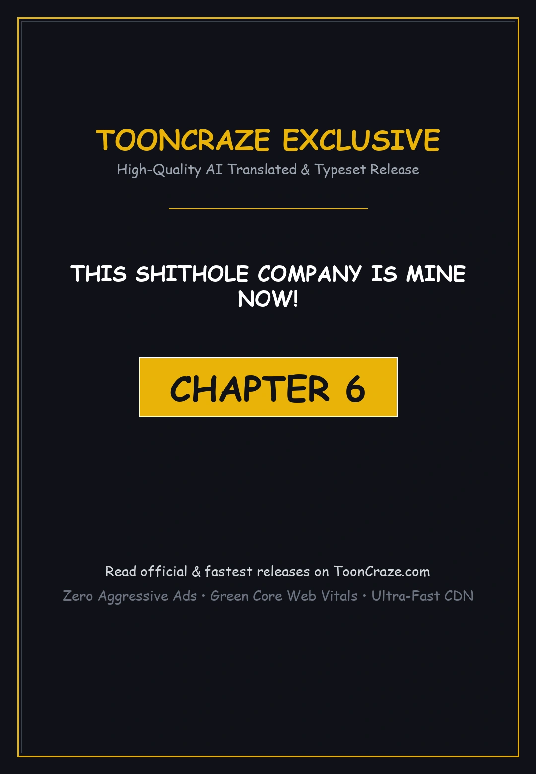 This Shithole Company Is Mine Now Chapter 6 - Page 1