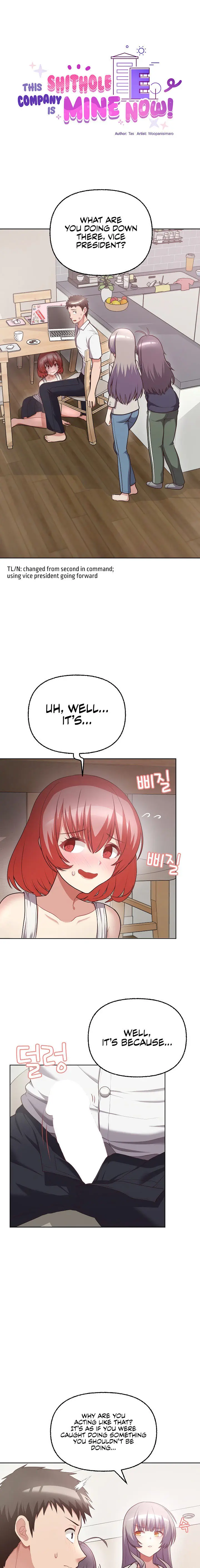 This Shithole Company Is Mine Now Chapter 7 - Page 1