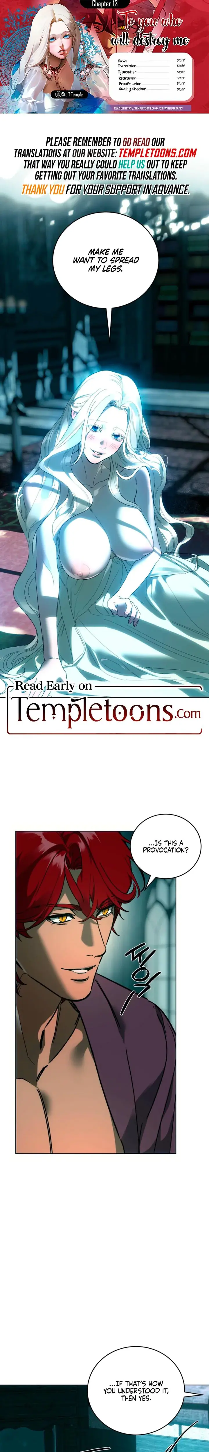 To You Who Will Destroy Me Chapter 13 - Page 1