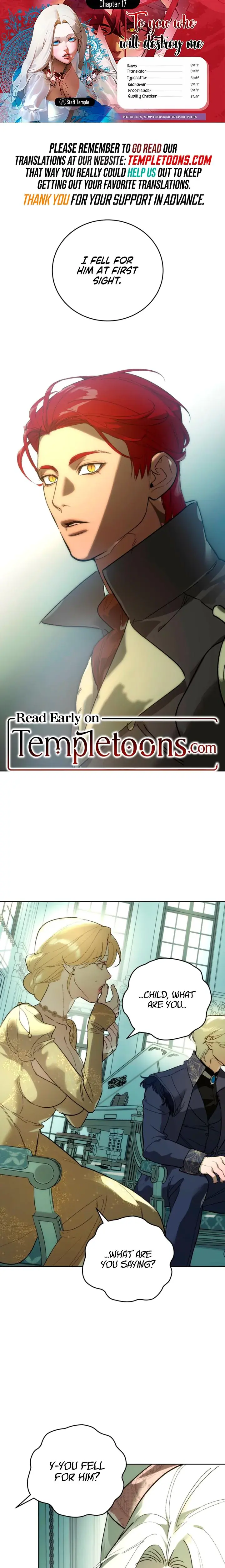 To You Who Will Destroy Me Chapter 17 - Page 1
