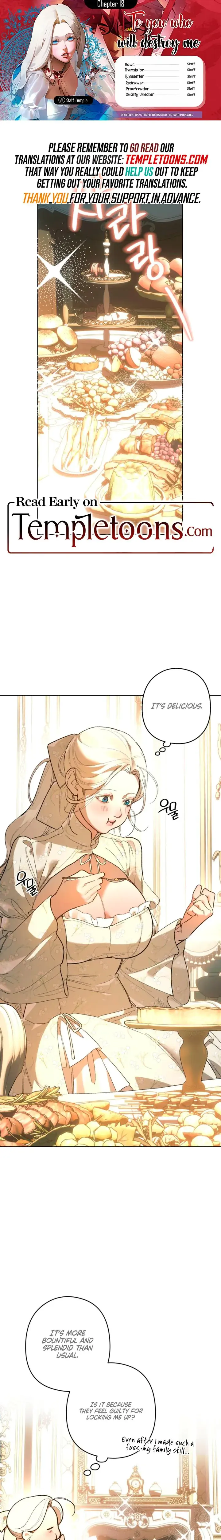 To You Who Will Destroy Me Chapter 18 - Page 1