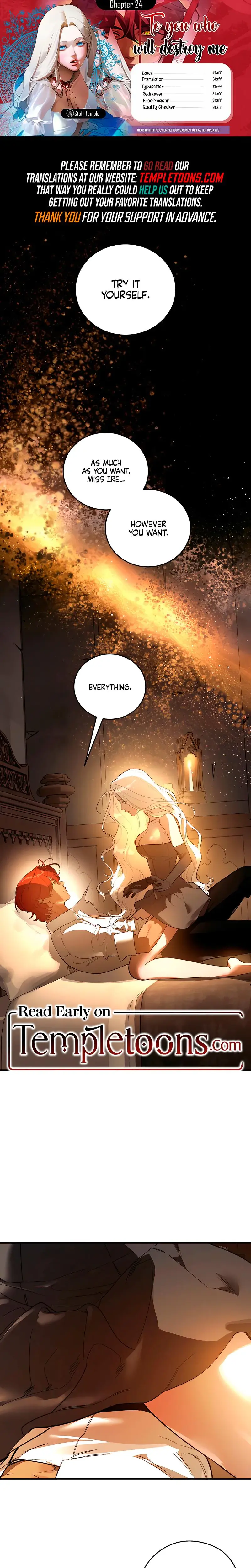 To You Who Will Destroy Me Chapter 24 - Page 1