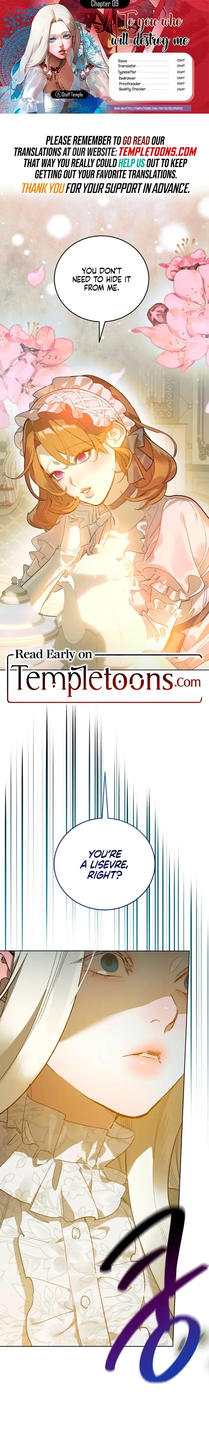 To You Who Will Destroy Me Chapter 9 - Page 1