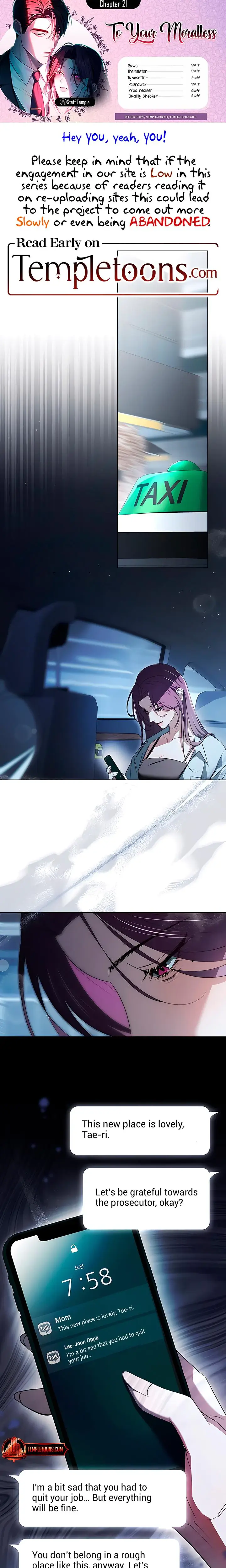 To Your Moralless Chapter 21 - Page 1
