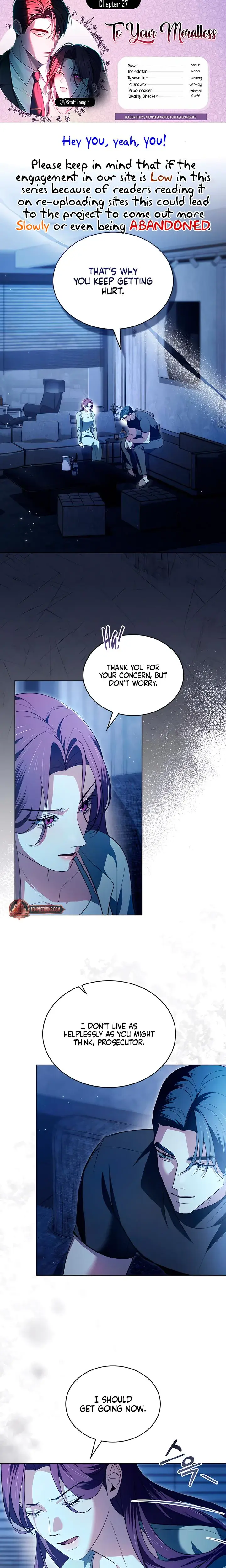 To Your Moralless Chapter 27 - Page 1