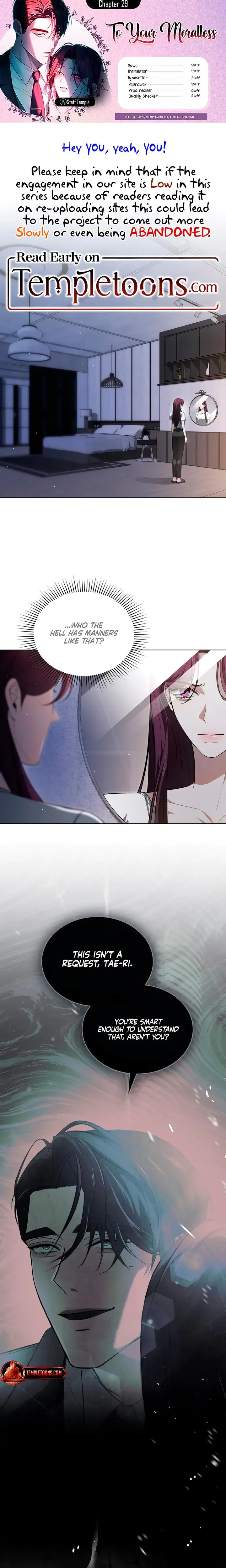 To Your Moralless Chapter 29 - Page 1