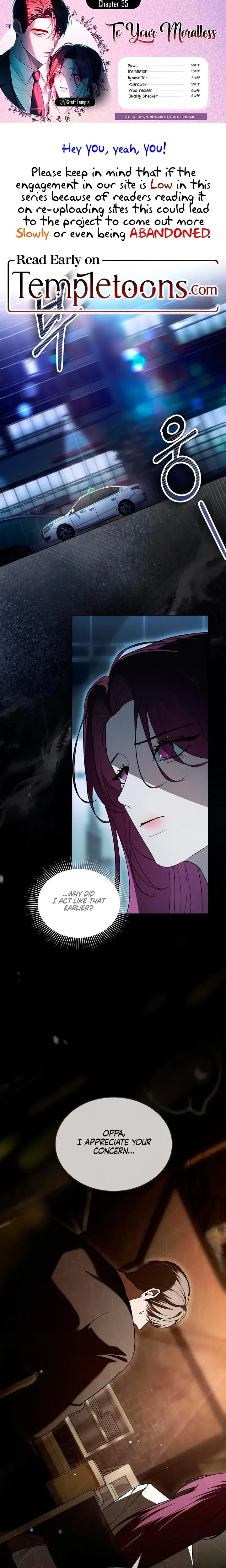 To Your Moralless Chapter 35 - Page 1