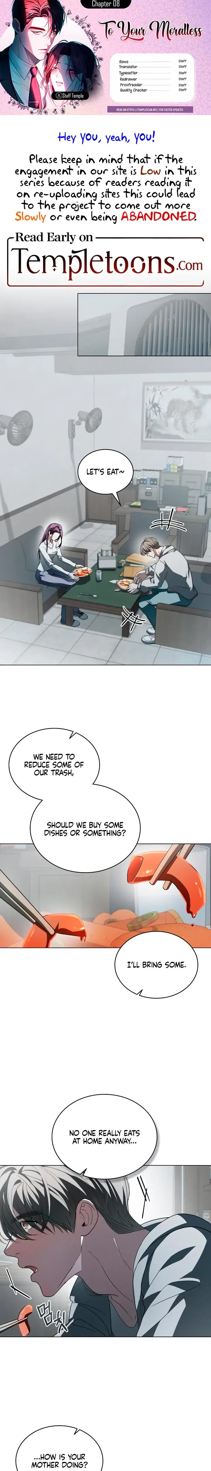 To Your Moralless Chapter 8 - Page 1