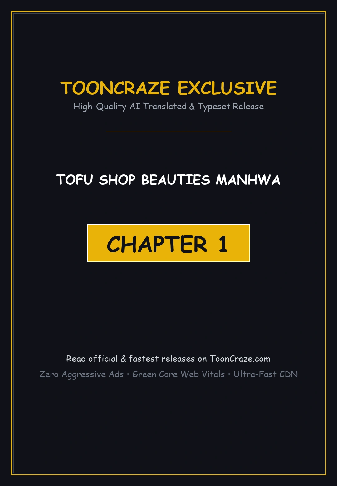 Tofu Shop Beauties Manhwa Chapter 1 - Page 1
