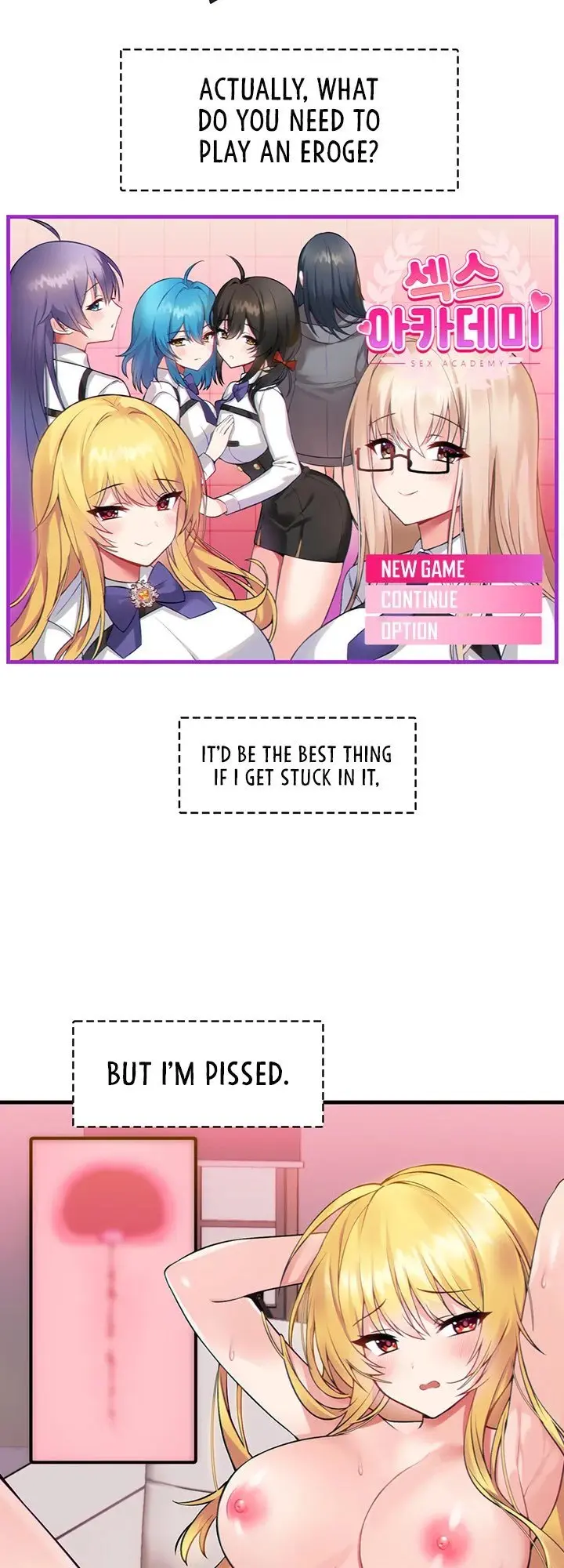 Trapped In The Academys Eroge Chapter 1 - Page 2