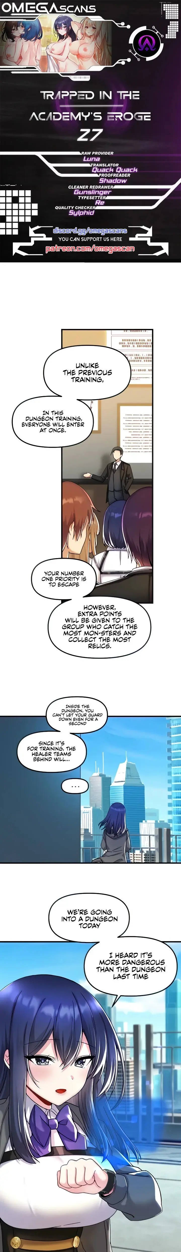 Trapped In The Academys Eroge Chapter 27 - Page 1