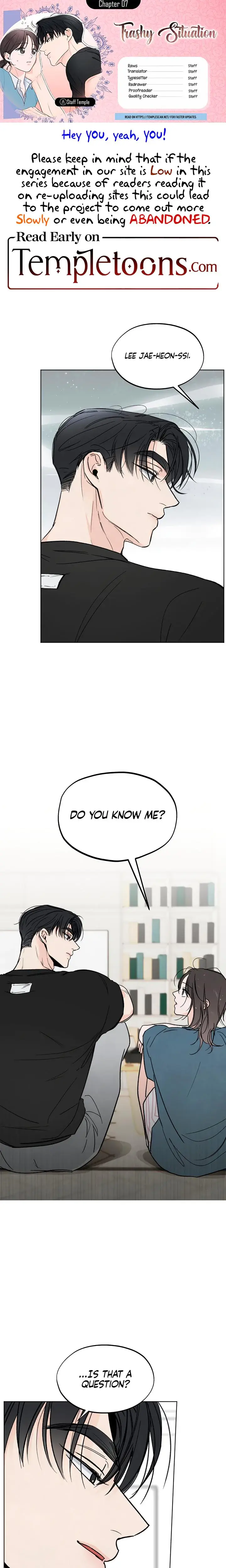 Trashy Situation Chapter 7 - Page 1