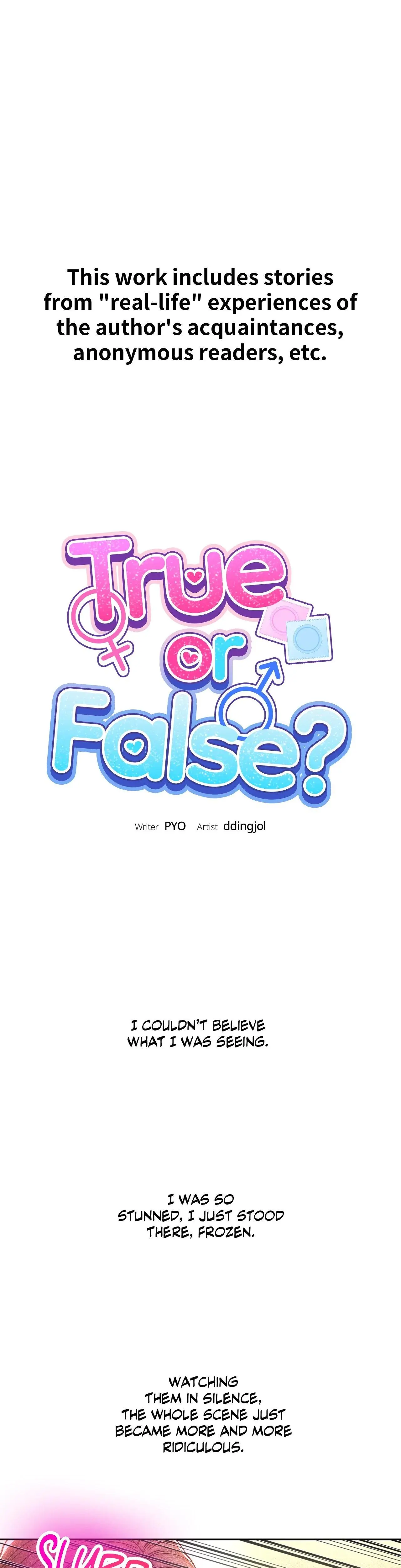 True Or False Chapter 107 - Page 1