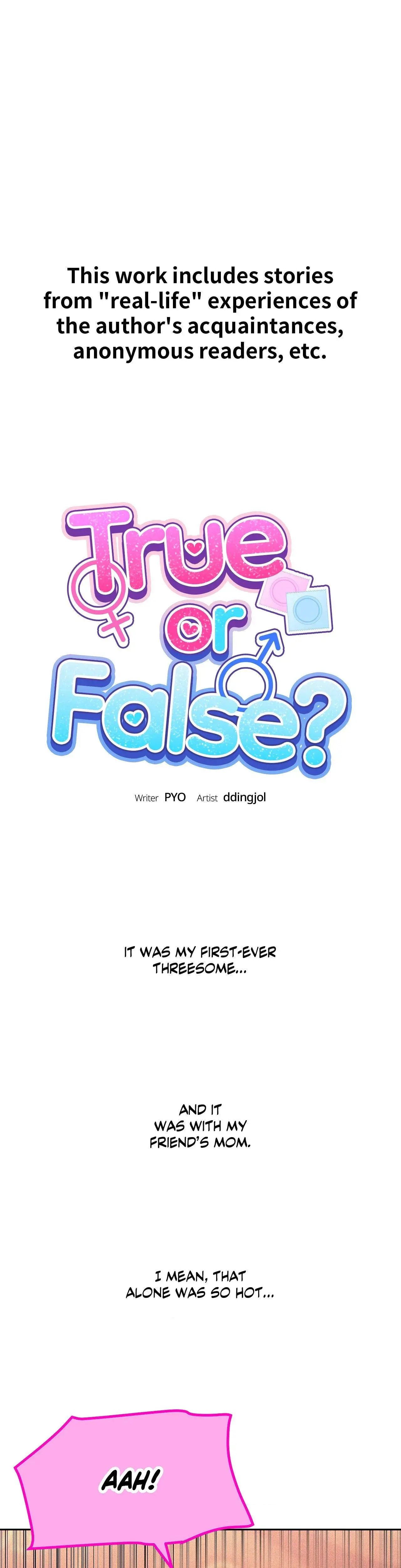 True Or False Chapter 109 - Page 1