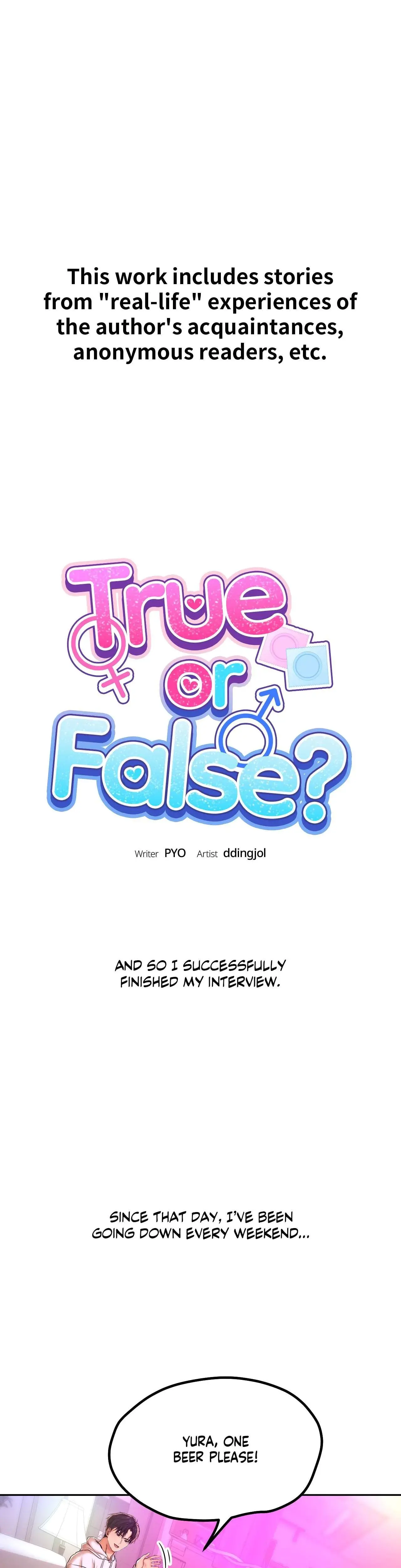 True Or False Chapter 13 - Page 1