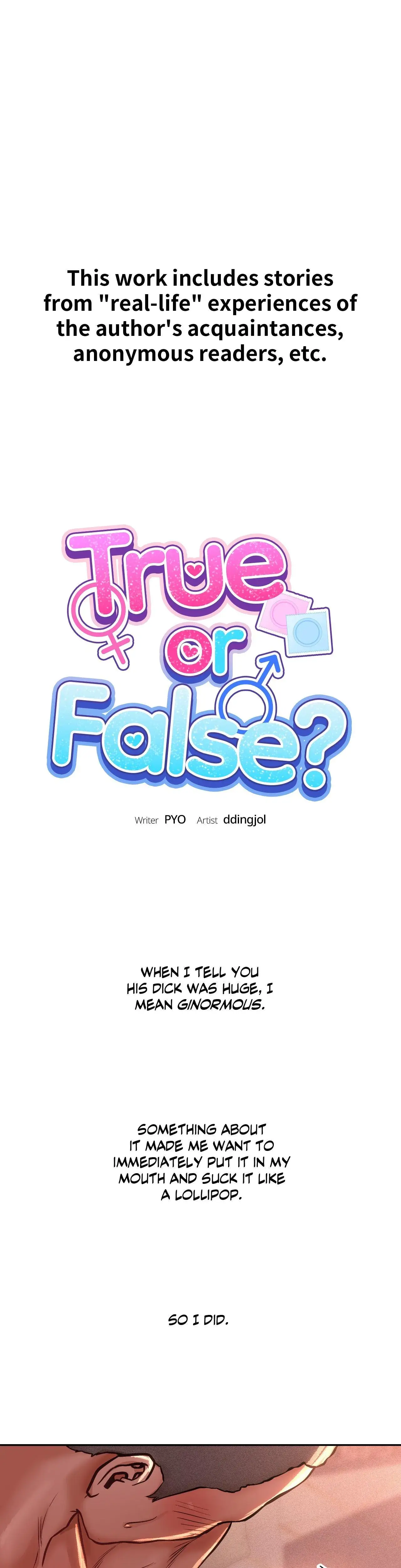 True Or False Chapter 132 - Page 1