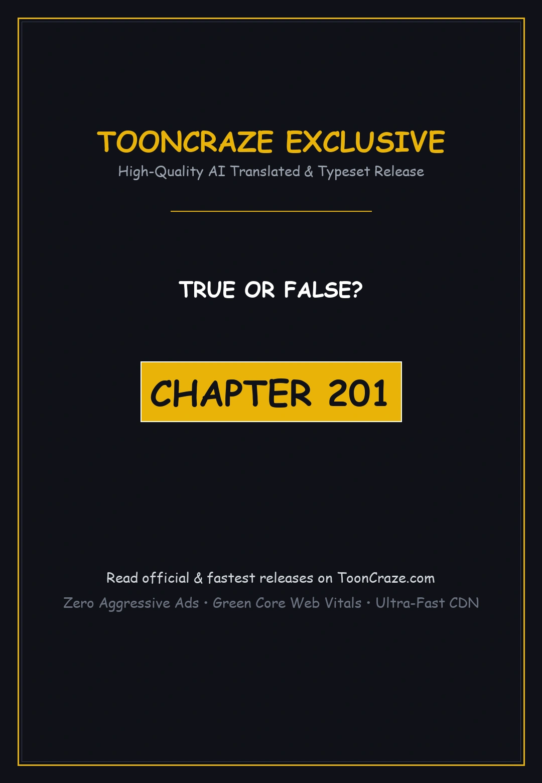 True Or False Chapter 201 - Page 1