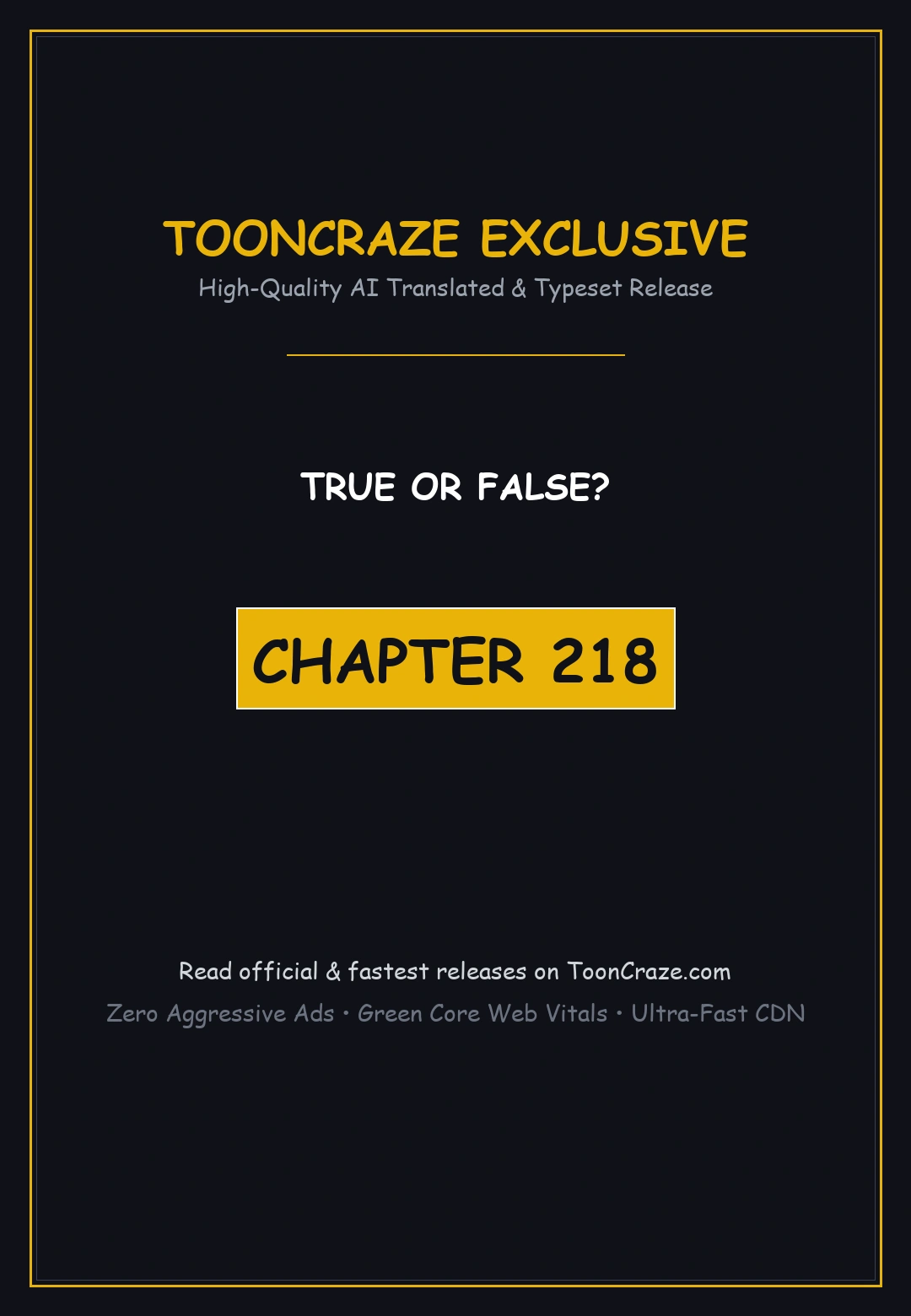 True Or False Chapter 218 - Page 1