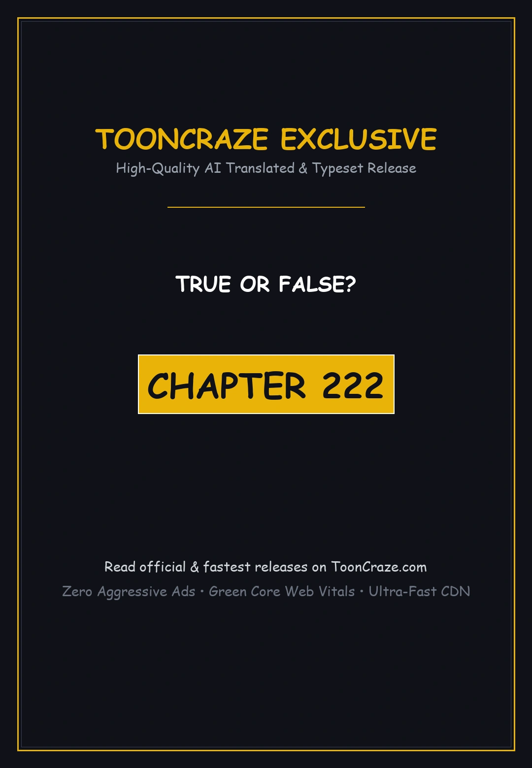 True Or False Chapter 222 - Page 1