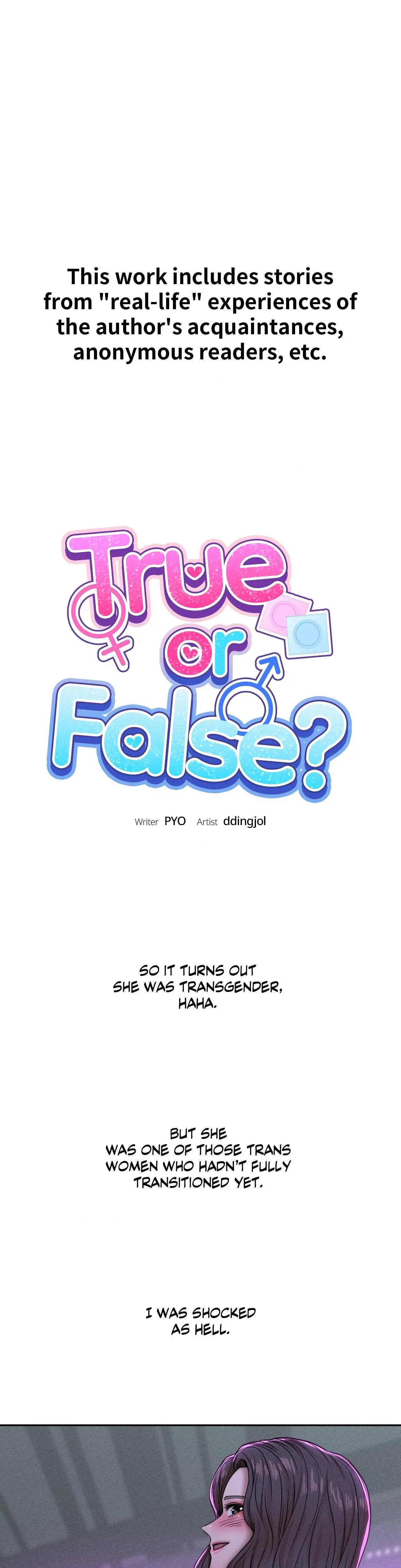True Or False Chapter 55 - Page 1