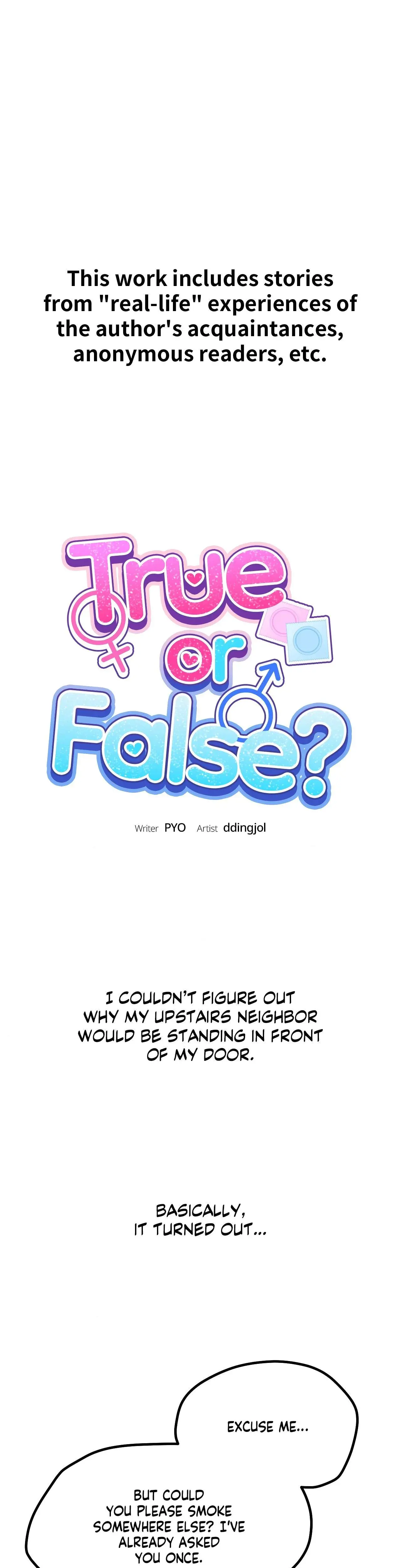 True Or False Chapter 58 - Page 1