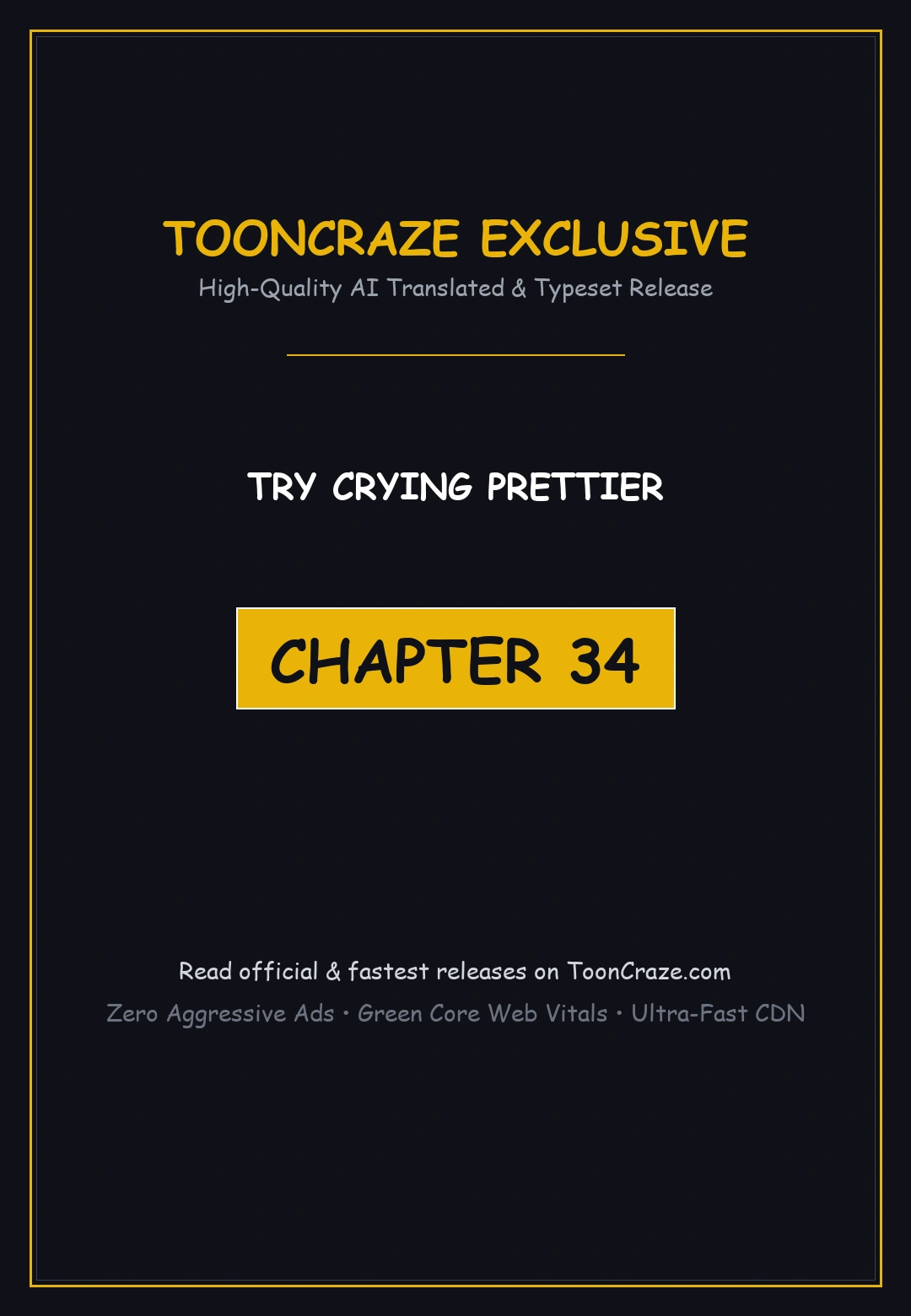 Try Crying Prettier Chapter 34 - Page 1