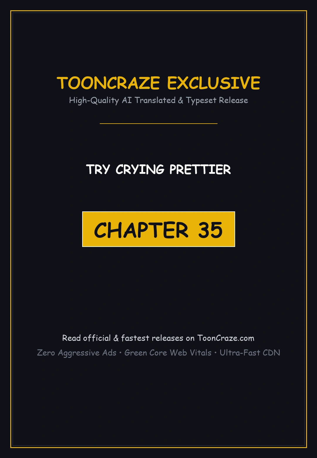Try Crying Prettier Chapter 35 - Page 1