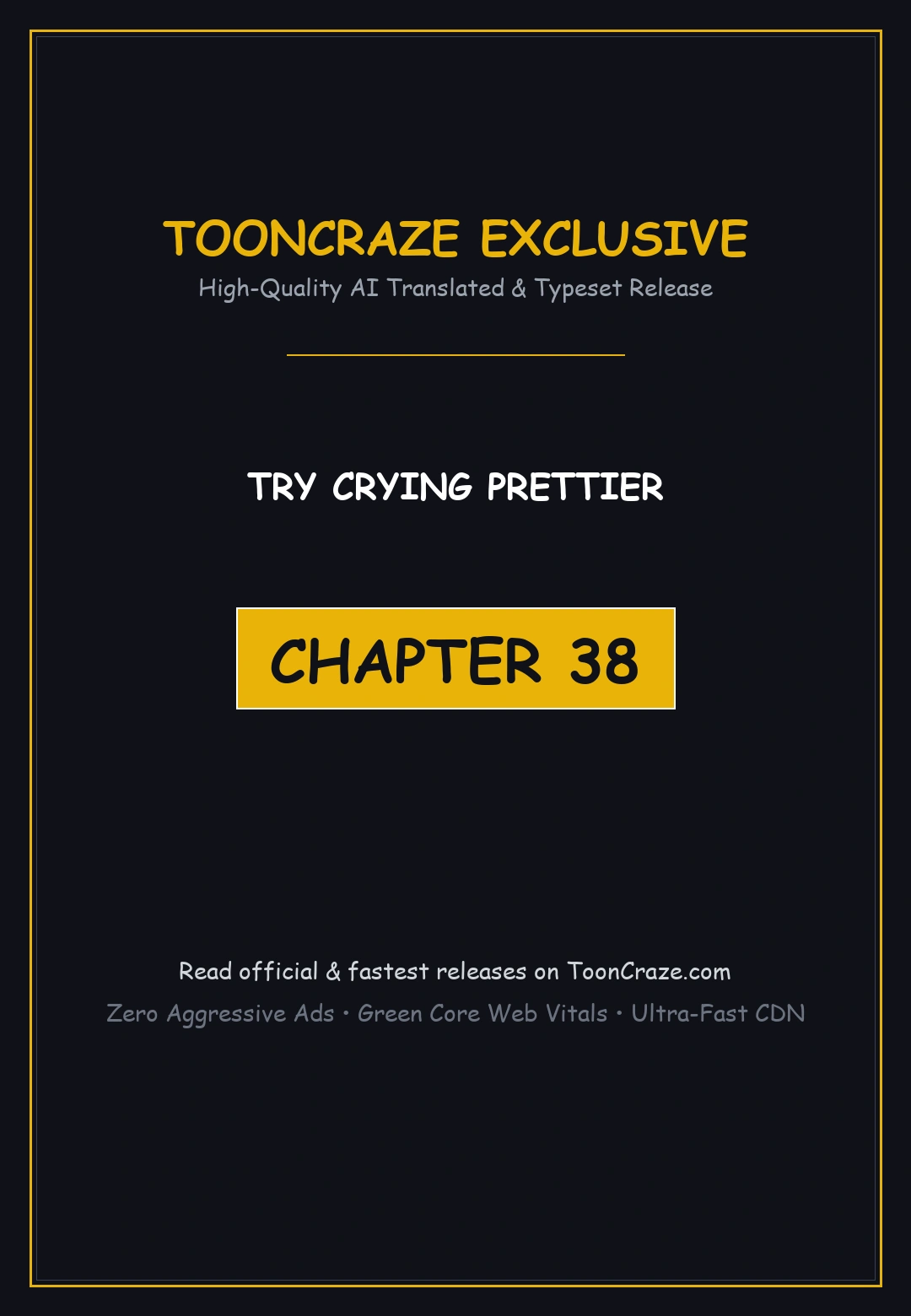 Try Crying Prettier Chapter 38 - Page 1