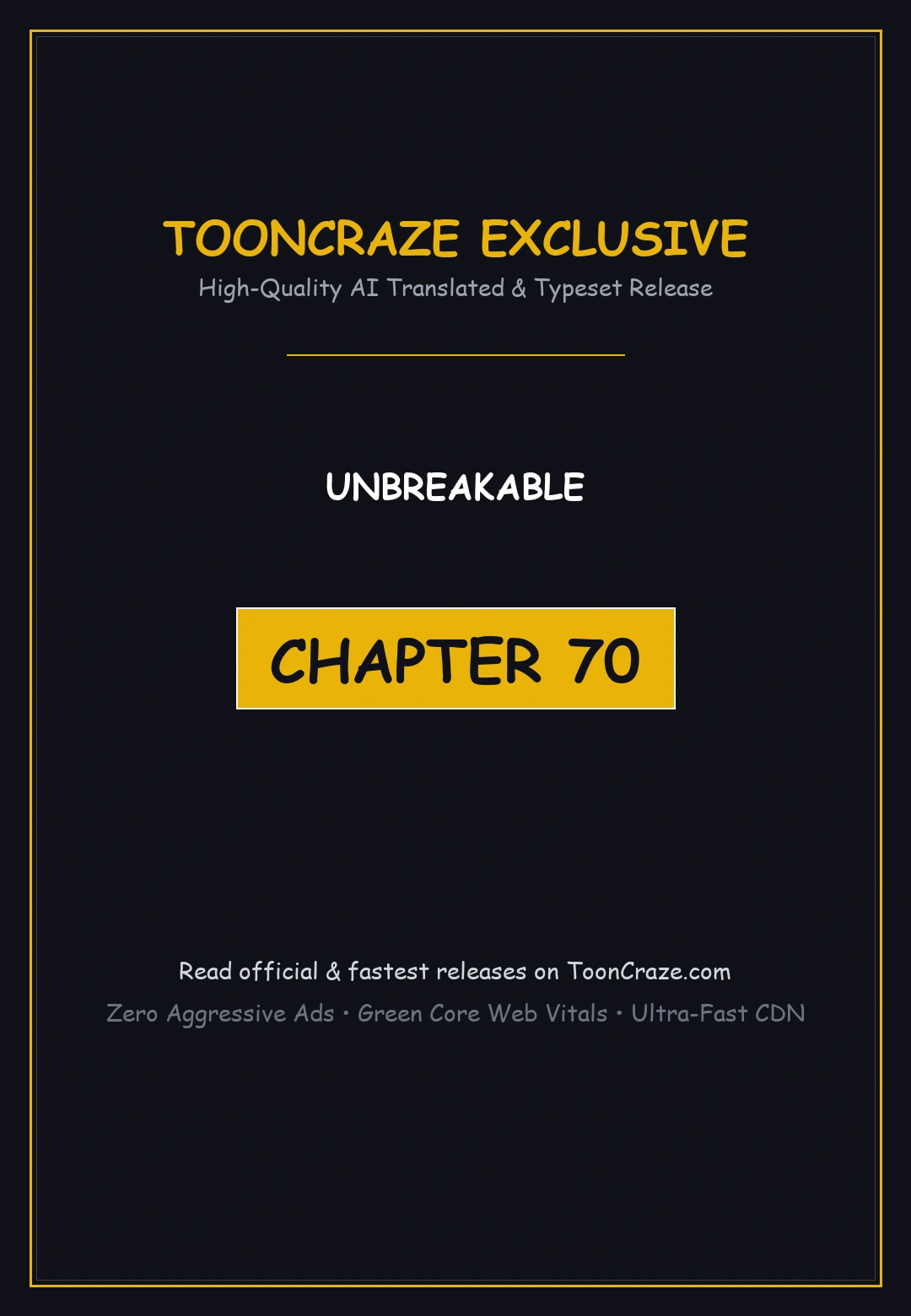Unbreakable Chapter 70 - Page 1