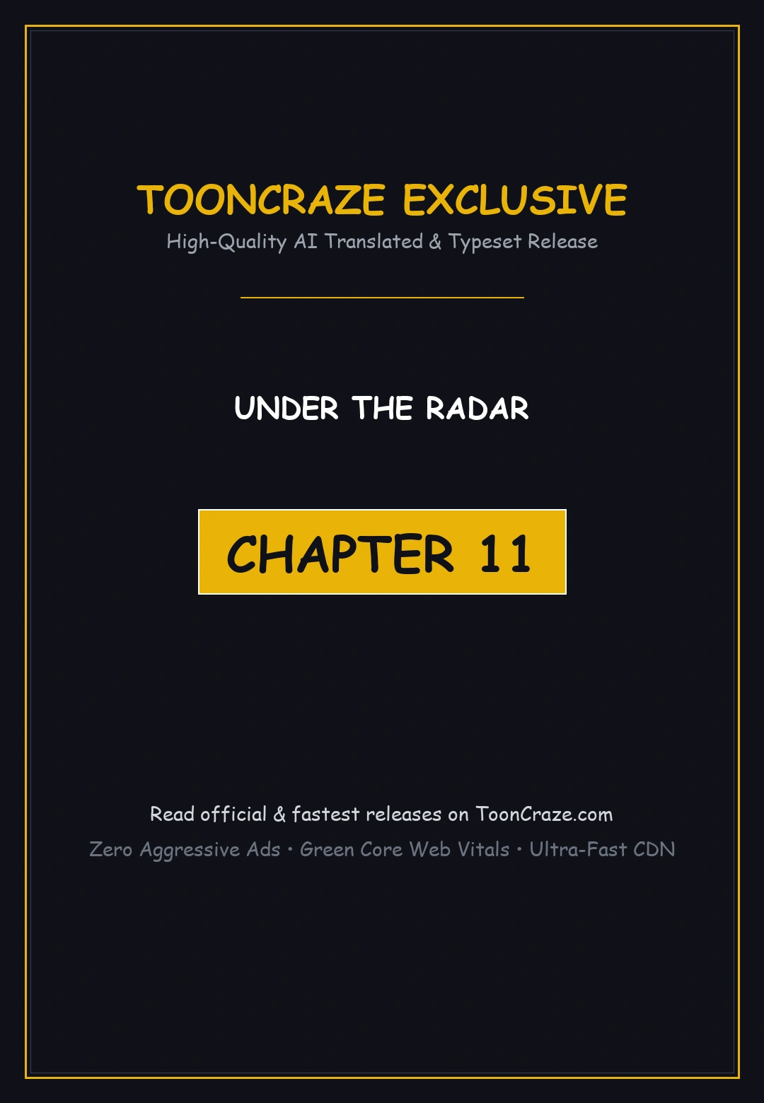 Under The Radar Chapter 11 - Page 1