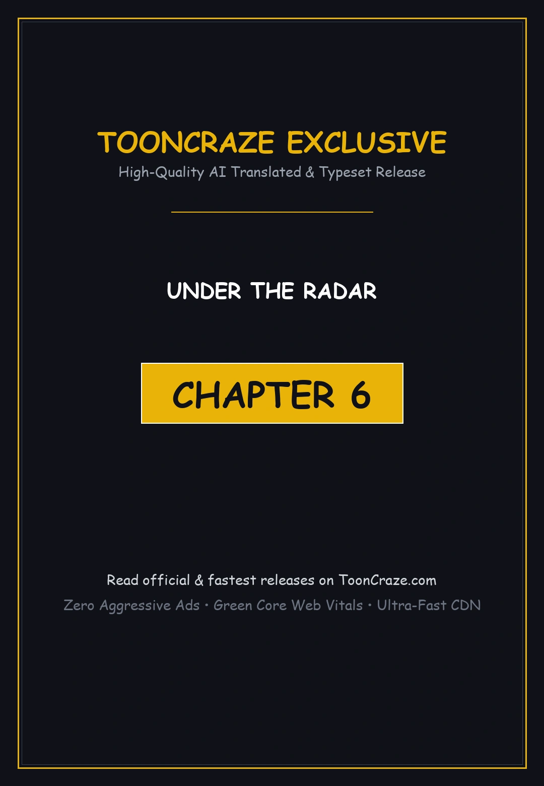 Under The Radar Chapter 6 - Page 1