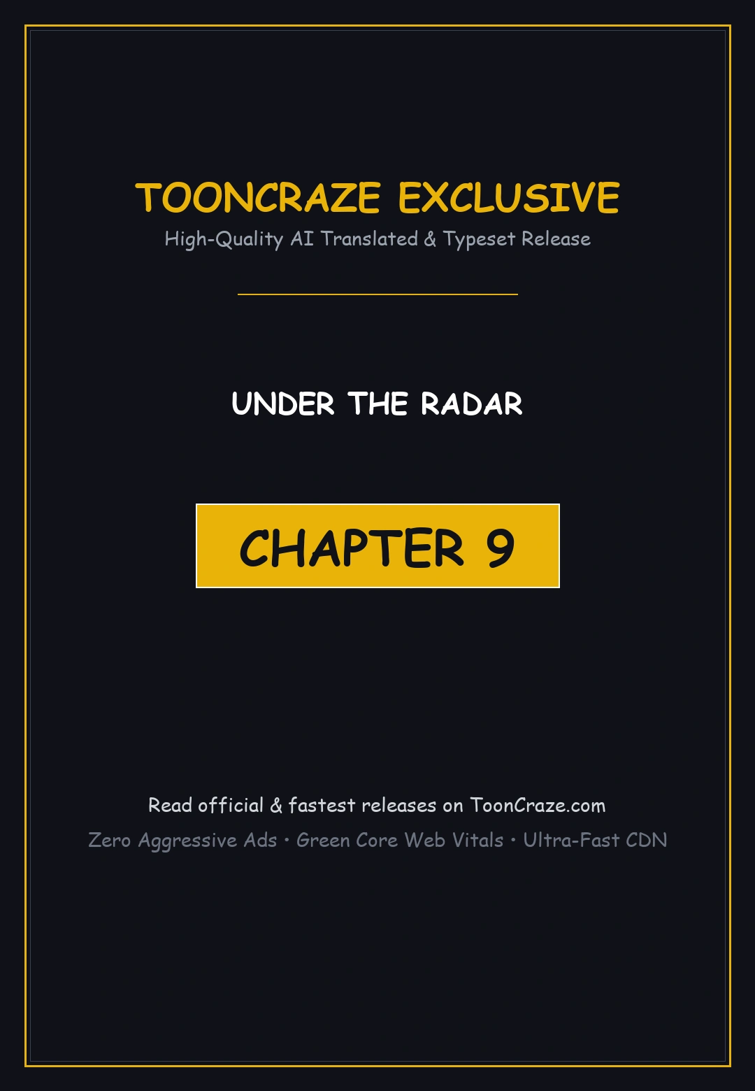 Under The Radar Chapter 9 - Page 1