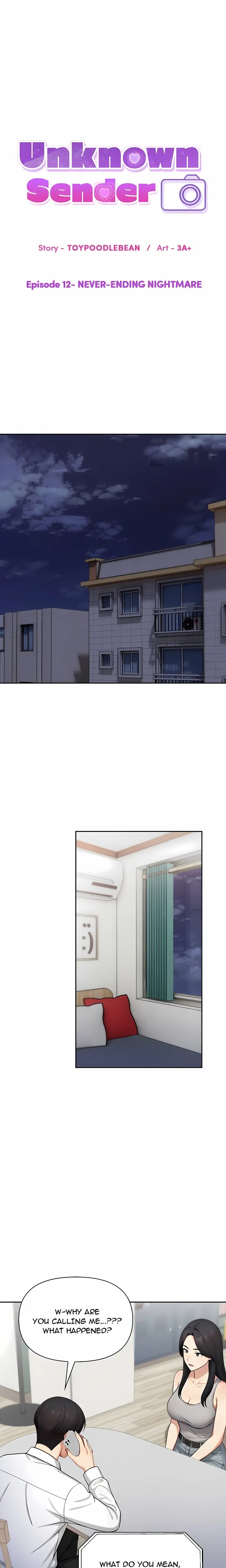 Unknown Sender Chapter 12 - Page 1