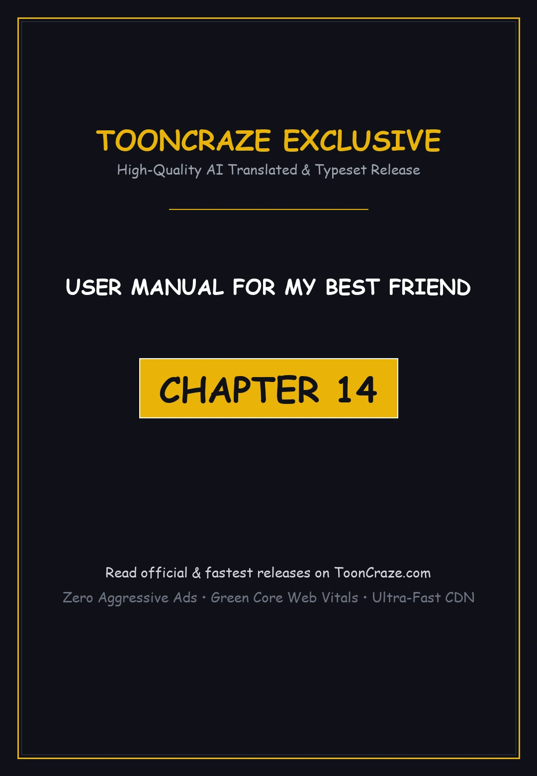 User Manual For My Best Friend Chapter 14 - Page 1