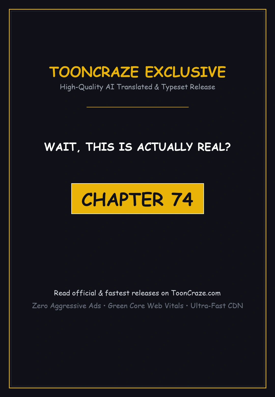 Wait This Is Actually Real Chapter 74 - Page 1