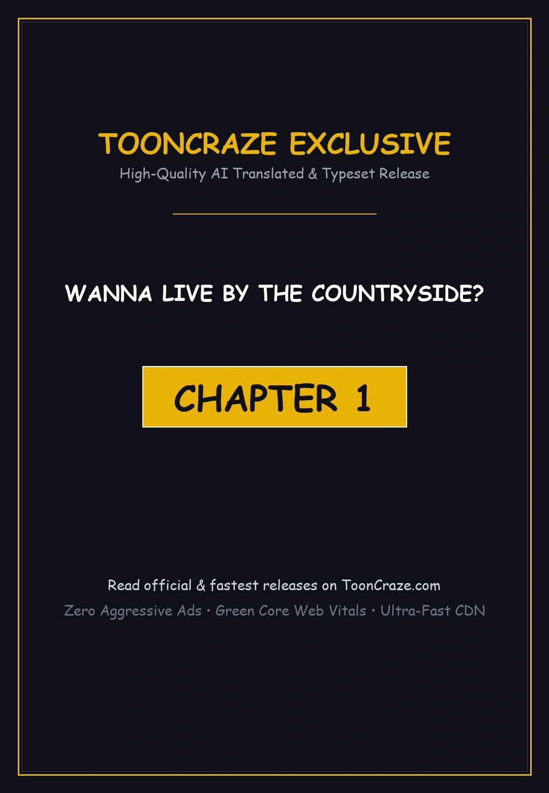 Wanna Live By The Countryside Chapter 1 - Page 1