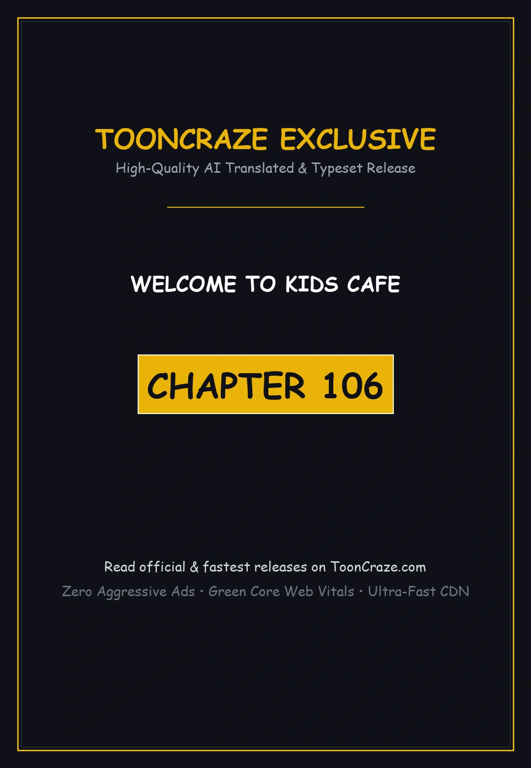 Welcome To Kids Cafe Manhwa Online Afagbb Chapter 106 - Page 1